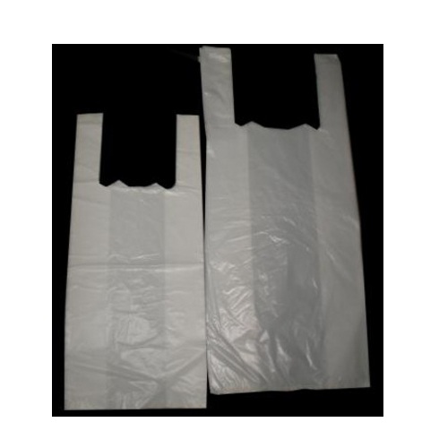 BOLSA CAMISETA 42X53 G-200 BLANCO. Paquete 100 uds.